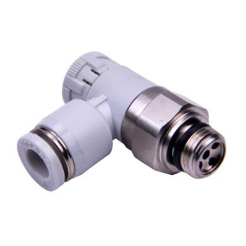 Sebességszabályzó - 1/8", d=6mm, műa., - kimeneti szabályzás