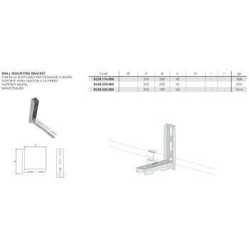 Sico 80  - 110 fali tartókonzol - 310