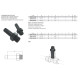 Sico AIR - SK - 22-1/2” - Fekete ALU