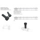 Sico AIR - SK - 22-1/2” - Fekete ALU