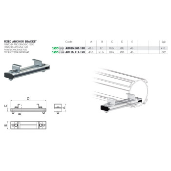 Sico110 rögzítőkonzol