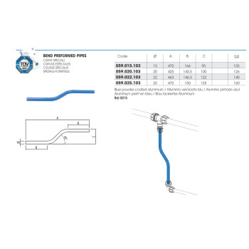 SicoAIR - Levegőrendszer D=22 mm