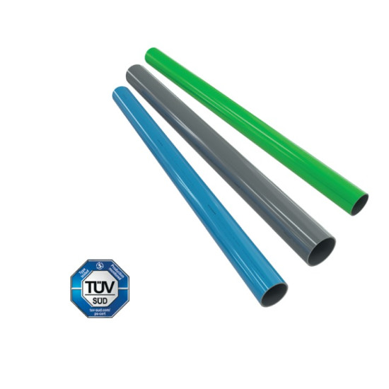 SicoAIR - Levegőrendszer D=25 x 1,5 mm - 4000mm - Szürke