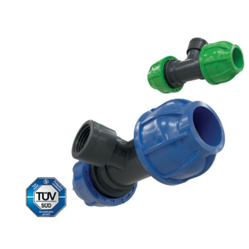 SicoAIR - Levegőrendszer d1= 50 mm d2= 1 1/2" d3=50 mm - Kék