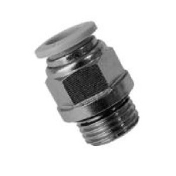 Sicomat - Egyenes csatlakozóA: d=6 mm, B: M5,  fém