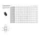 Sicomat - Egyenes csatlakozóA: d=6 mm, B: M5,  fém