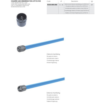 Külső és Belső csősorjázó d=15 - 50 mm csövekhez