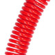 Spirális levegő tömlő - 10x6,5 - piros - 9 méter, csatlakozó nélkül