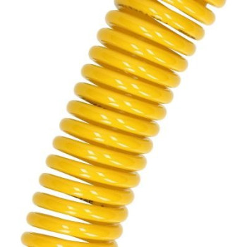 Spirális levegő tömlő - 10x6,5 - sárga - 6 méter, csatlakozó nélkül