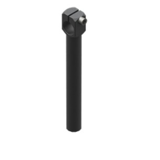 Szár szorítóbilinccsel, 20 mm átmérőjű, hosszú, alumínium.