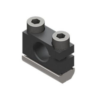 Szerelőkonzol keresztidom , átmérő 10 mm, csavarokkal - Alu