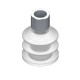 Szívókorong - 1/4" belső menet - 33 átmérő - FDA - 17 mm