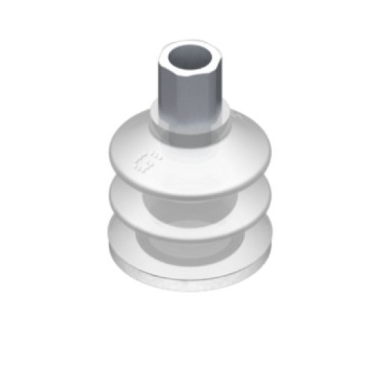 Szívókorong - 1/8" belső menet - 33 átmérő - FDA - 12 mm