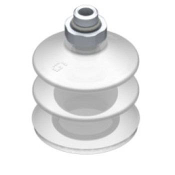 Szívókorong - 1/8"külső menet - 43 átmérő - FDA - 16 mm