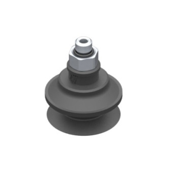 O33mm-es, rövid peremű, FDA szilikon harmonikás korong, G1/4" külső menettel.