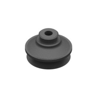 O45mm-es EPDM harmonikás tapadókorong, csatlakozó nélkül.