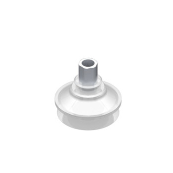O42mm-es, FDA szilikon harmonikás tapadókorong, csatlakozó nélkül.