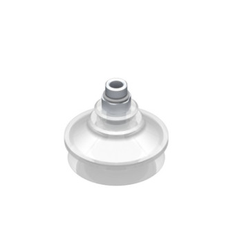 O42mm-es, FDA szilikon harmonikás tapadókorong, G1/4" belső menetes csatlakozóva