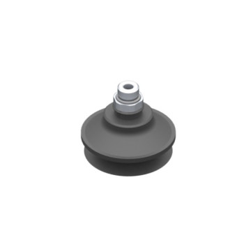 O57mm-es EPDM harmonikás tapadókorong, G1/4" külső menettel.