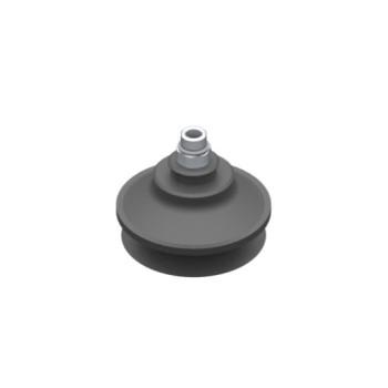 O57mm-es EPDM harmonikás tapadókorong, G1/8" külső menettel.