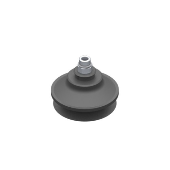 O57mm-es EPDM harmonikás tapadókorong, G1/8" külső menettel.