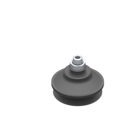 O57mm-es EPDM harmonikás tapadókorong, G1/8" külső menettel.