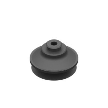 O57mm-es EPDM harmonikás tapadókorong, csatlakozó nélkül.