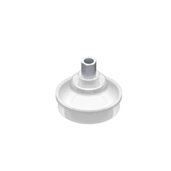 O53mm-es, FDA szilikon harmonikás tapadókorong, G1/4" belső menetes csatlakozóva