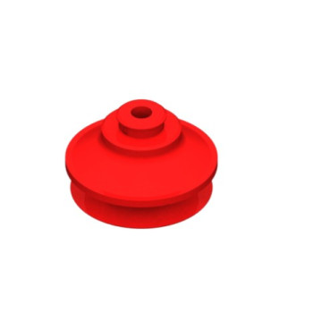 O53mm-es piros szilikon harmonikás tapadókorong (fitting nélkül).