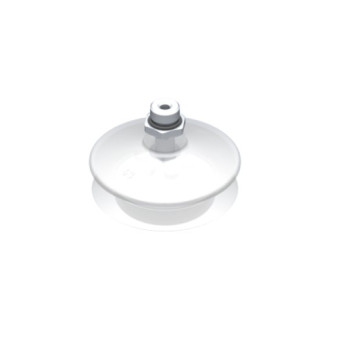 O63mm-es FDA szilikon harmonikás tapadókorong, G1/4" külső menettel.