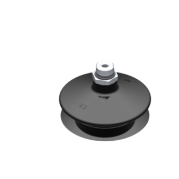 O63mm-es NBR harmonikás tapadókorong, G1/4" külső menettel.