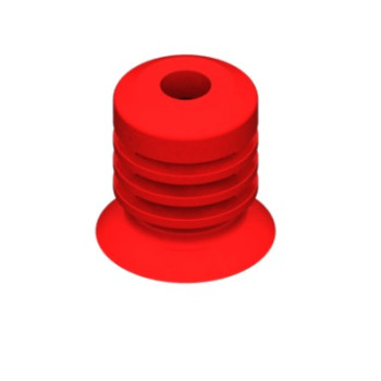 O40mm-es piros szilikon többredős tapadókorong (fitting nélkül).