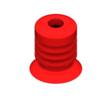 O50mm-es piros szilikon többredős tapadókorong (fitting nélkül).