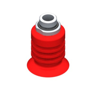 O50mm-es szilikon többredős tapadókorong, G1/2" külső menettel.