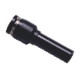 Szűkítő csatlakozó - d1=12mm d2=8mm, műanyag, fekete