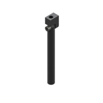 Vákuum szívókorong könyök, átmérő 14 mm, hosszú, G1/8, csavarokkal - Alu