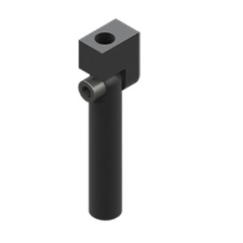 Vákuum szívókorong könyök, átmérő 14 mm, rövid, G1/8, csavarokkal - Alu