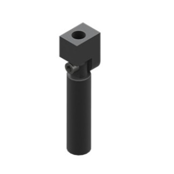 Vákuum szívókorong könyök, átmérő 20 mm, rövid, G1/4, csavarokkal - Alu