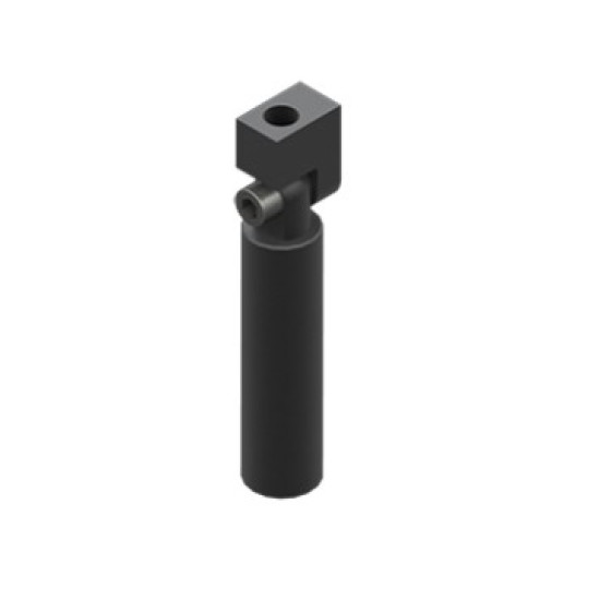 Vákuum szívókorong könyök, átmérő 20 mm, rövid, G1/8, csavarokkal - Alu