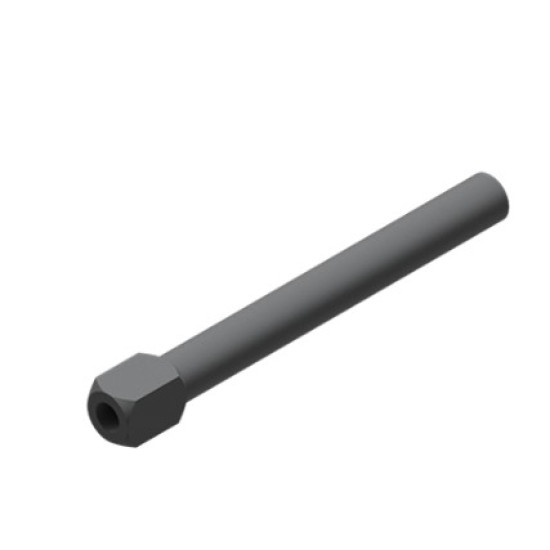 Vákuumkorong tartó szár, 14 mm átmérő, 120mm hosszú, G1/8 csatlakozás.