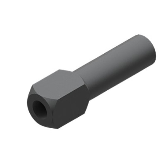 Vákuumkorong tartó szár, 14 mm átmérő, 40mm hosszú, G1/8 csatlakozás.