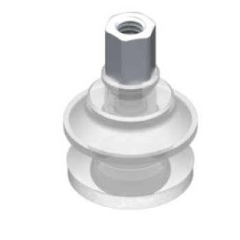 O22mm FDA szilikon tapadókorong habgyűrűvel, M5 belső menettel.