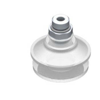 O42mm FDA szilikon tapadókorong habgyűrűvel, G1/4" külső menettel.