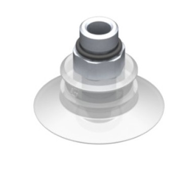 33mm-es FDA szilikon lapos tapadókorong, G1/8" külső menettel.