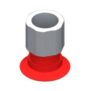 22mm-es szilikon lapos tapadókorong, G1/4" belső menettel.
