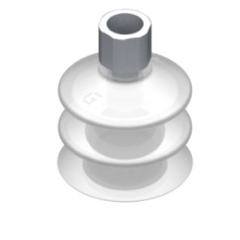 42mm-es FDA szilikon kétharmonikás tapadókorong, G1/4" belső menettel.