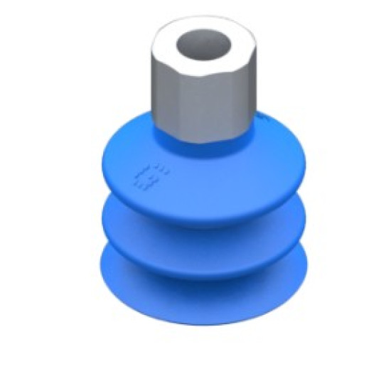 33mm-es HNBR 60 kétharmonikás tapadókorong, G1/8" belső menettel.