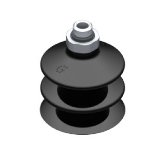 42mm-es NBR 50 kétharmonikás tapadókorong, G1/8" külső menettel.