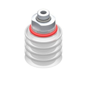 30mm-es FDA szilikon többredős tapadókorong, G1/8" külső menettel.