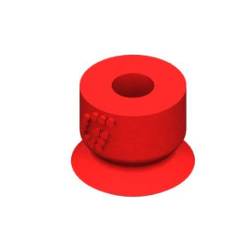 VG.U6S lapos szilikon tapadókorong, 50 Shore, G1/8" fittinggel.
